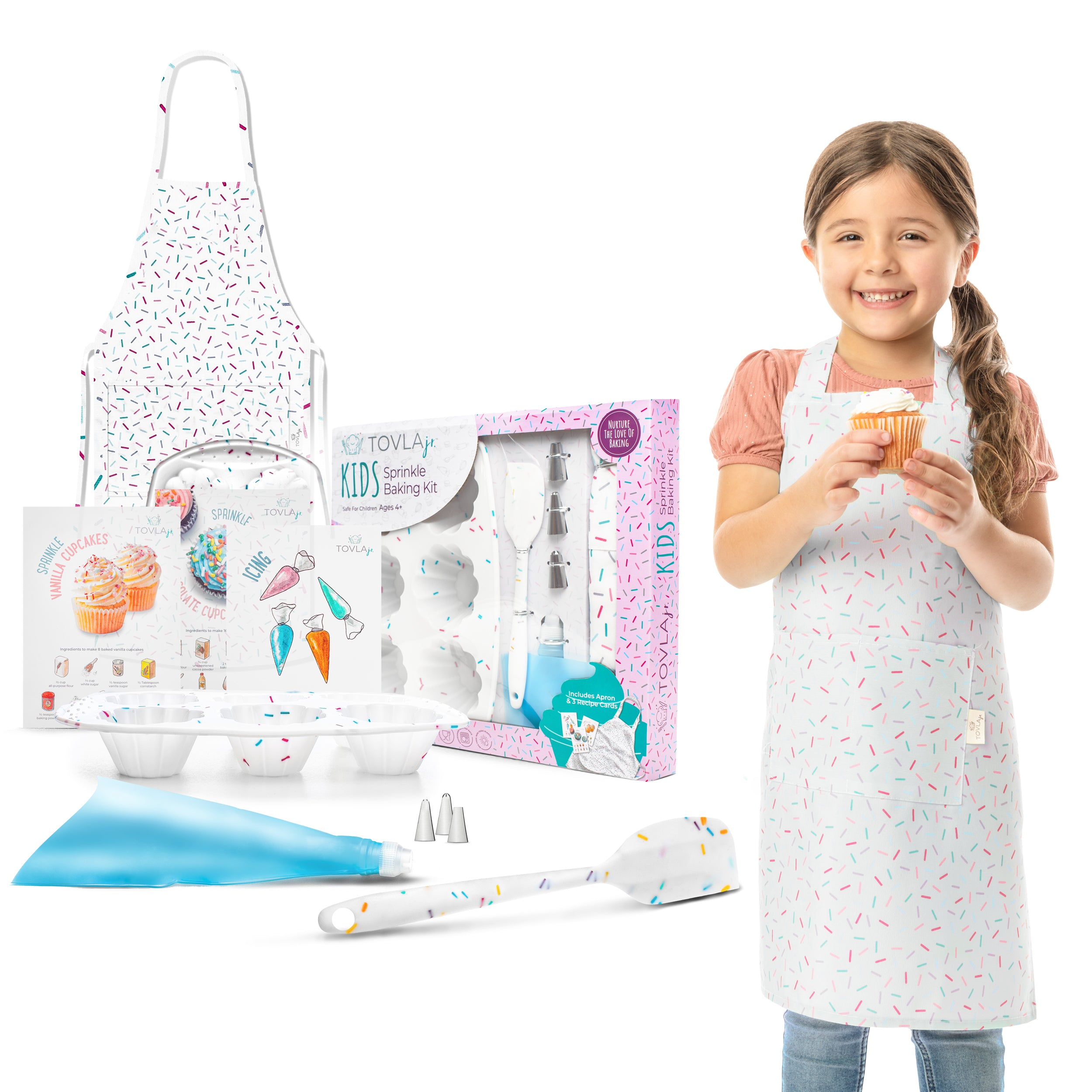 Tovla Jr. Kids Cooking and Baking Gift Set with Storage Case - Complet -  Jolinne