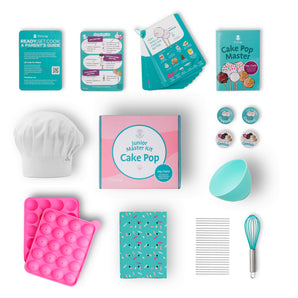 Tovla Jr. Ultimate Cake Pop-Making Kit for Kids – Fun DIY Baking Kit, STEM Activity for Ages 4+, Visual Learning Cake Pop Molds & Tools Set, Great Gift for Young Chefs