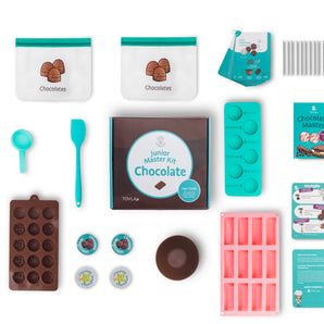 Tovla Jr. Ultimate Chocolate-Making Kit for Kids – Fun DIY Candy & Dessert Kit, STEM Activity for Ages 4+, Visual Learning Chocolate Molds & Tools Set, Great Gift for Young Chefs