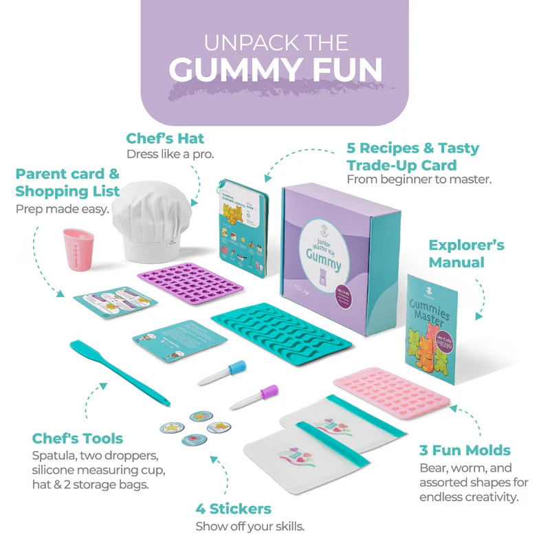 Tovla Jr. 9-Month Kids Cooking Kit Subscription - Fun Cooking Box for Ages 4-12