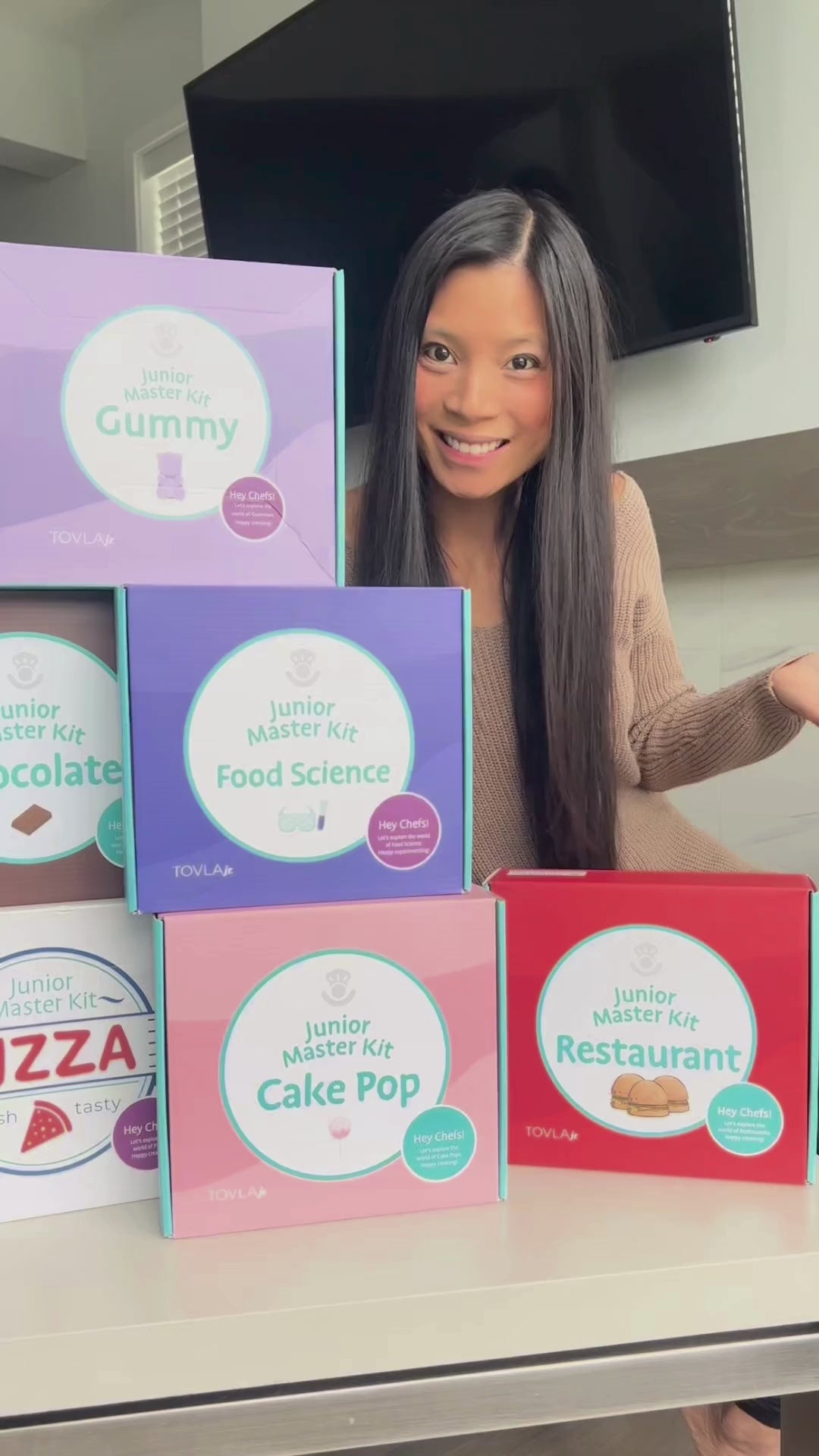 Tovla Jr. 3-Month Kids Cooking Kit Subscription - Hands-On Culinary Kits for Children Ages 4-12